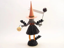 Load image into Gallery viewer, Batty Witch Figure - Vintage Inspired Spun Cotton - Bon Ton goods
