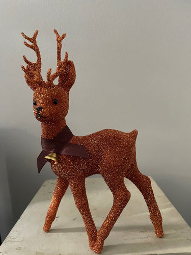 Beaded Deer - Brilliant Copper with Decoration - Bon Ton goods