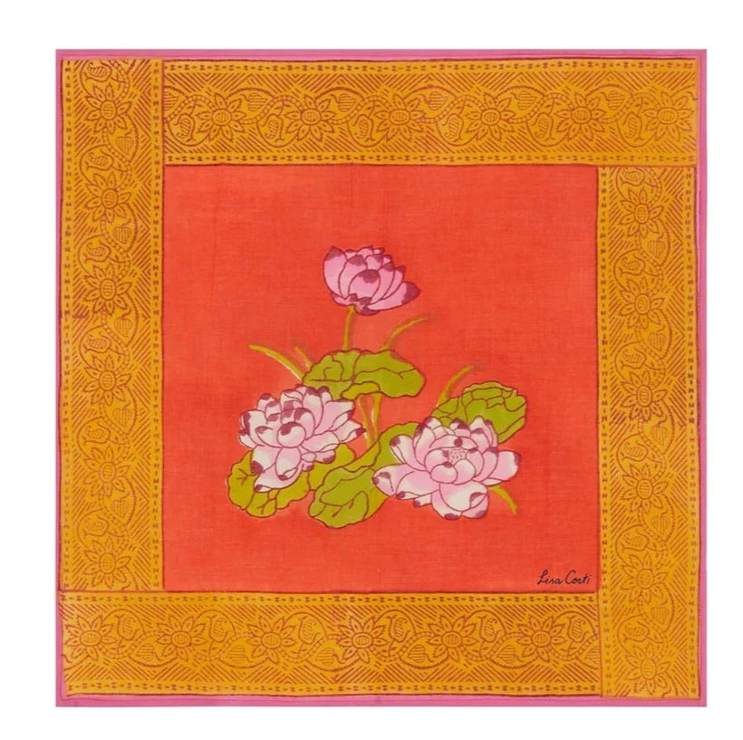 Tea Flower Napkins - Lisa Corti