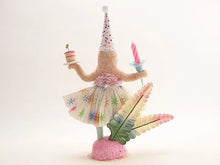 Load image into Gallery viewer, Birthday Girl Figure - Vintage Inspired Spun Cotton - Bon Ton goods
