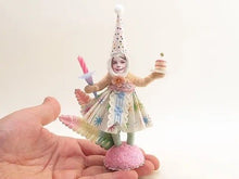 Load image into Gallery viewer, Birthday Girl Figure - Vintage Inspired Spun Cotton - Bon Ton goods
