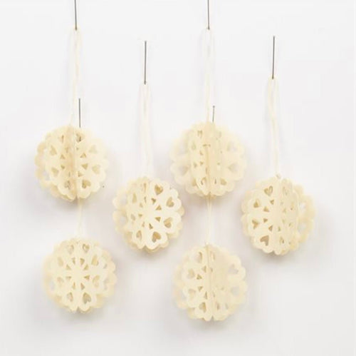 BISCUIT Christmas pendant, 6-pack - Bon Ton goods