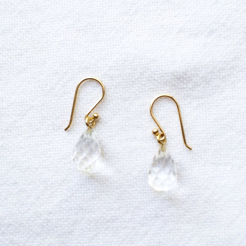 Briolette White Topaz - Bon Ton goods