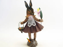 Load image into Gallery viewer, Brown Bunny Face Girl Figure - Vintage by Crystal - Bon Ton goods
