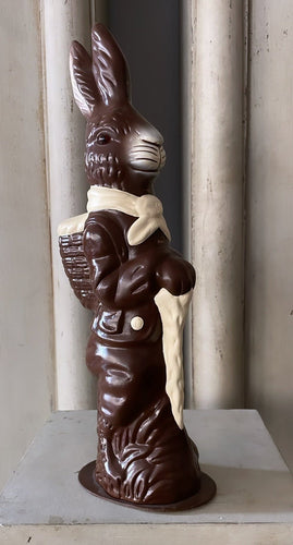 Brown Chocolate Standing Bunny - Ino Schaller - Bon Ton goods