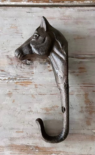 Cast Iron Horse Hook - Vintage - Bon Ton goods