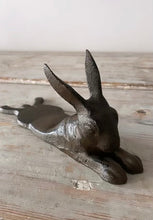 Load image into Gallery viewer, Cast Iron Rabbit Doorstop - Vintage - Bon Ton goods
