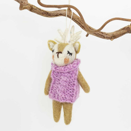 Deer with Pink Vest - Bon Ton goods