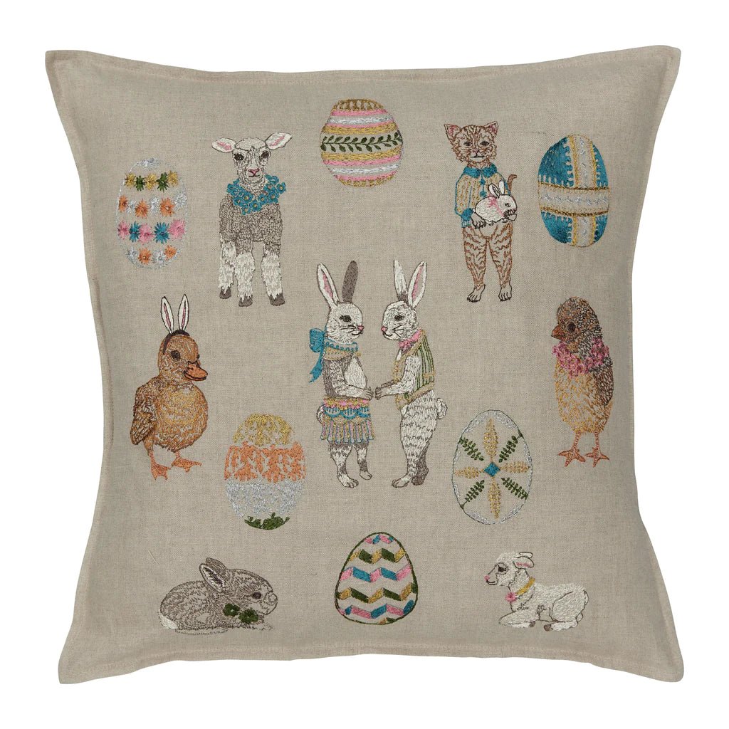 Easter Eggs Pillow - Bon Ton goods