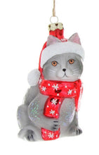 Load image into Gallery viewer, Festive Kitty - Red - Bon Ton goods
