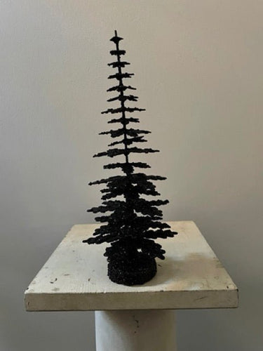 Glitter Christmas Tree - Black 30cm - Bon Ton goods