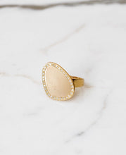 Load image into Gallery viewer, Gold Stone Ring Karen - Bon Ton goods
