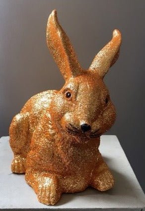 Golden Glitter Bunny Lying - Ino Schaller - Bon Ton goods