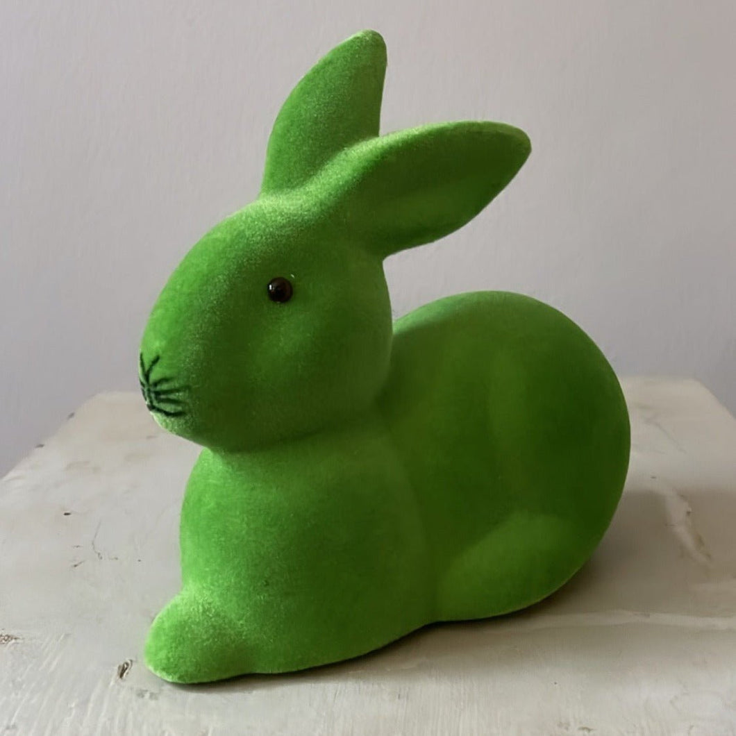 Grass Green Little Bunny Lying - Ino Schaller - Bon Ton goods