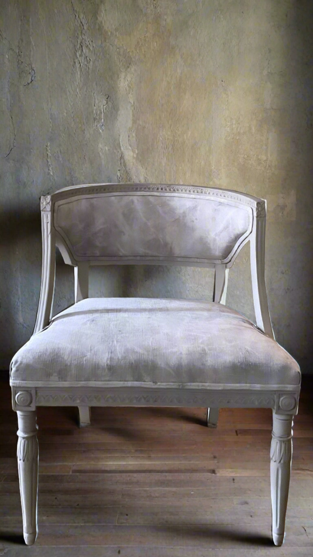 Swedish Antique Gustavian Armchairs - Pair