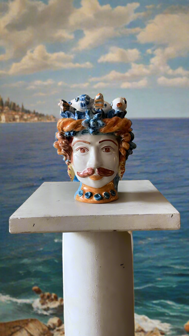 Head vase Man of the Sea