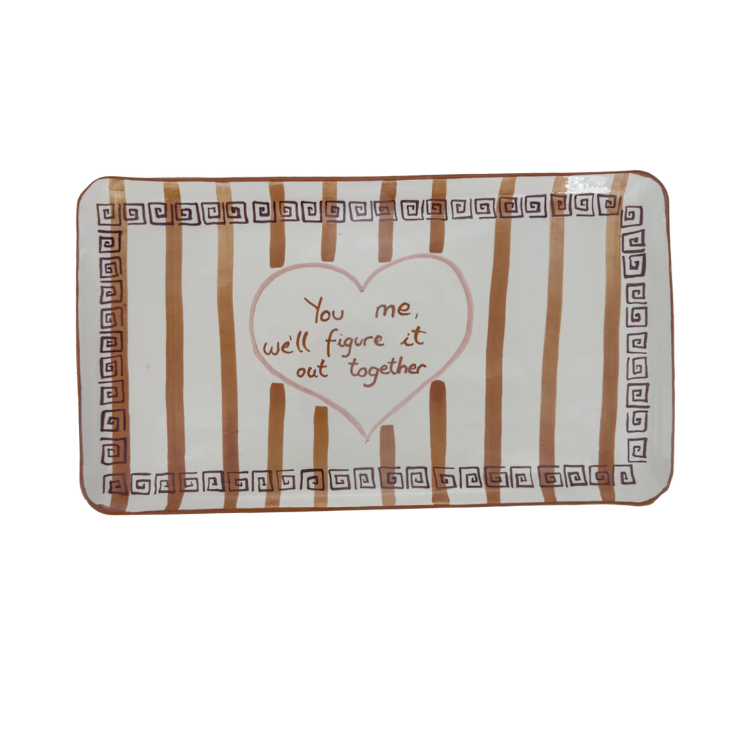 Honey Serving Platter (Striped) - NojiNoji