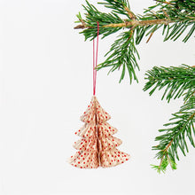 Load image into Gallery viewer, Honeycomb Fir, White and Red - Bon Ton goods
