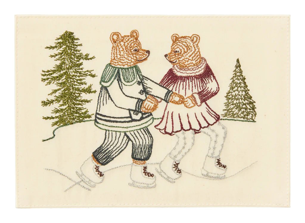 Ice Skaters Card - Bon Ton goods