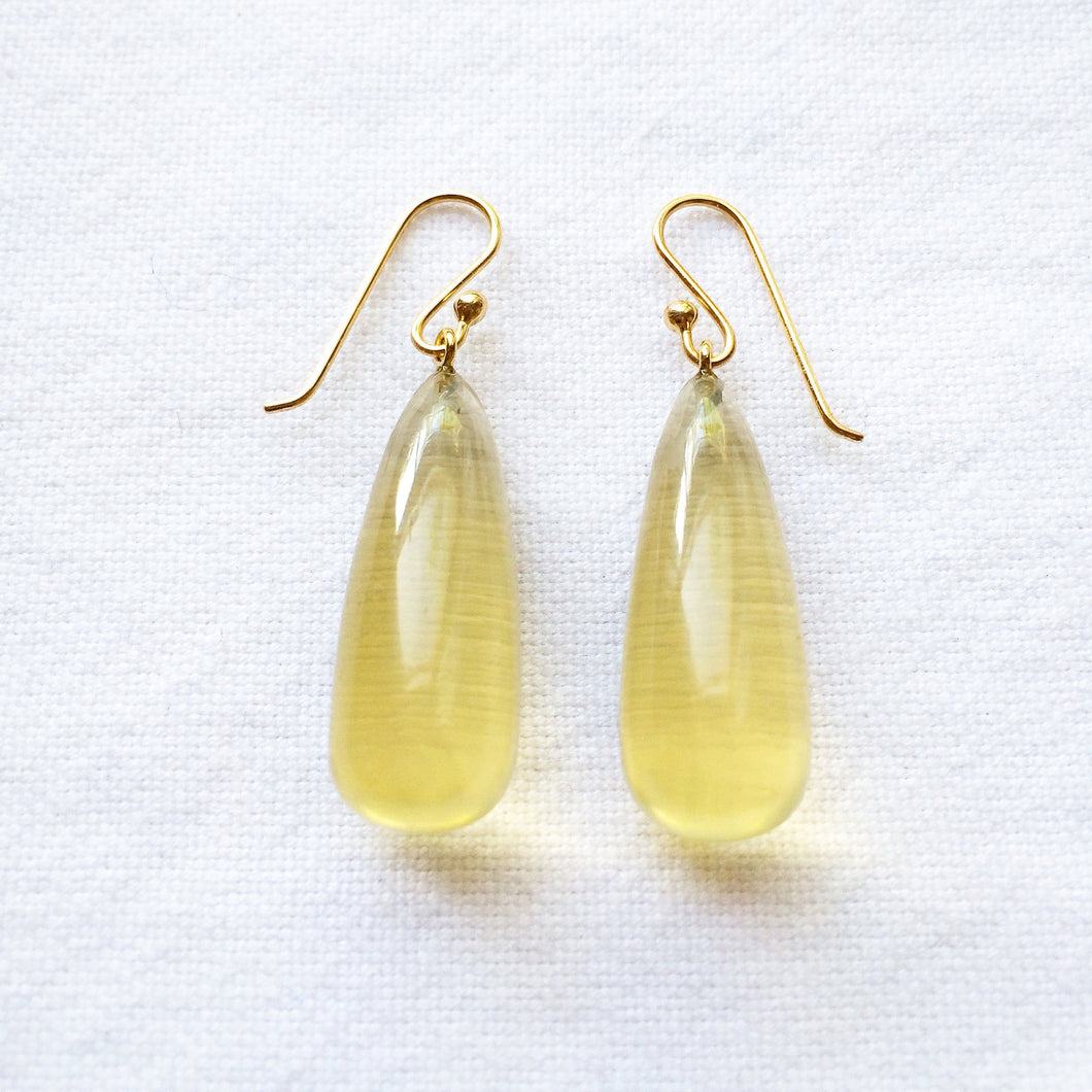 Lemon Citrine Earrings - Bon Ton goods