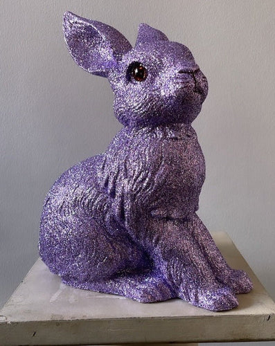 Lilac Glitter Large Bunny - Ino Schaller - Bon Ton goods