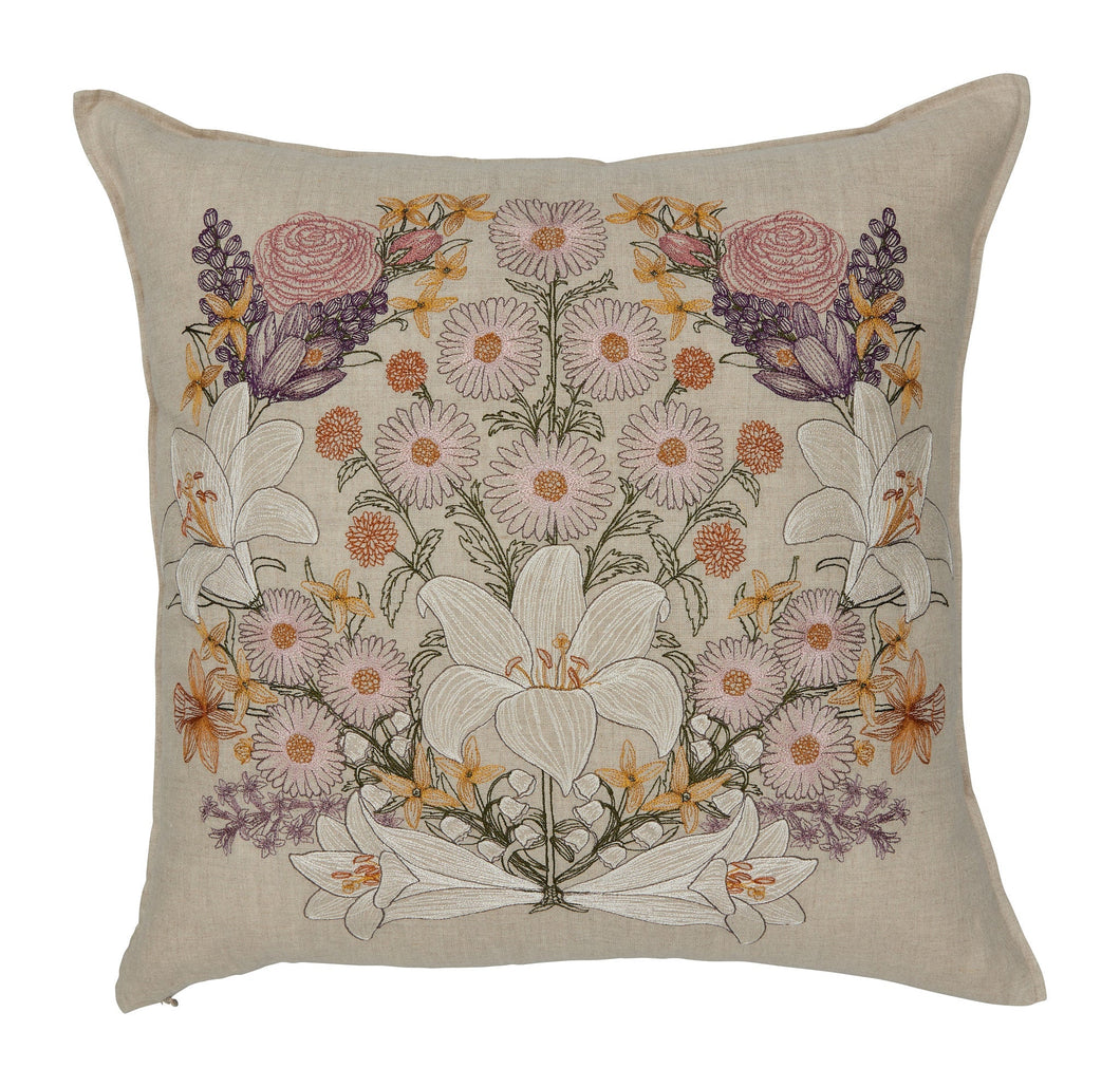 Lilies and Daisies Pillow - Bon Ton goods