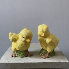 Load image into Gallery viewer, Little Chick - Cream Yellow Glitter Chicken - Ino Schaller - Bon Ton goods
