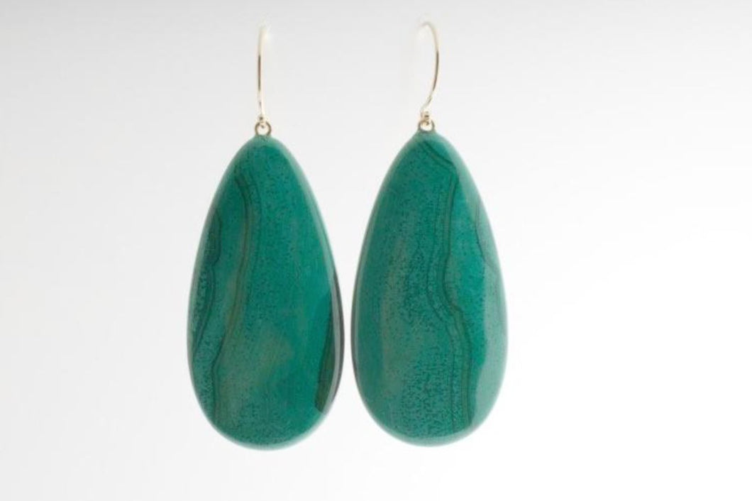 Malachite Earrings - Bon Ton goods