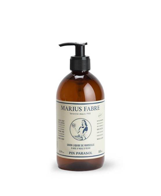 Parasol Pine Marseille Liquid Soap 500ml - Marius Fabre