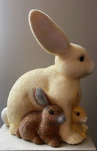 Load image into Gallery viewer, Mother Bunny with Kit, Beaded Natural Three Color - Ino Schaller - Bon Ton goods
