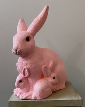 Load image into Gallery viewer, Mother Bunny with Kit, Soft Pink Glitter- Ino Schaller - Bon Ton goods
