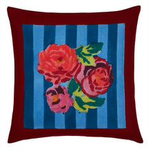 Load image into Gallery viewer, Nizam Stripes Ferozi Sugar Pillow - Bon Ton goods
