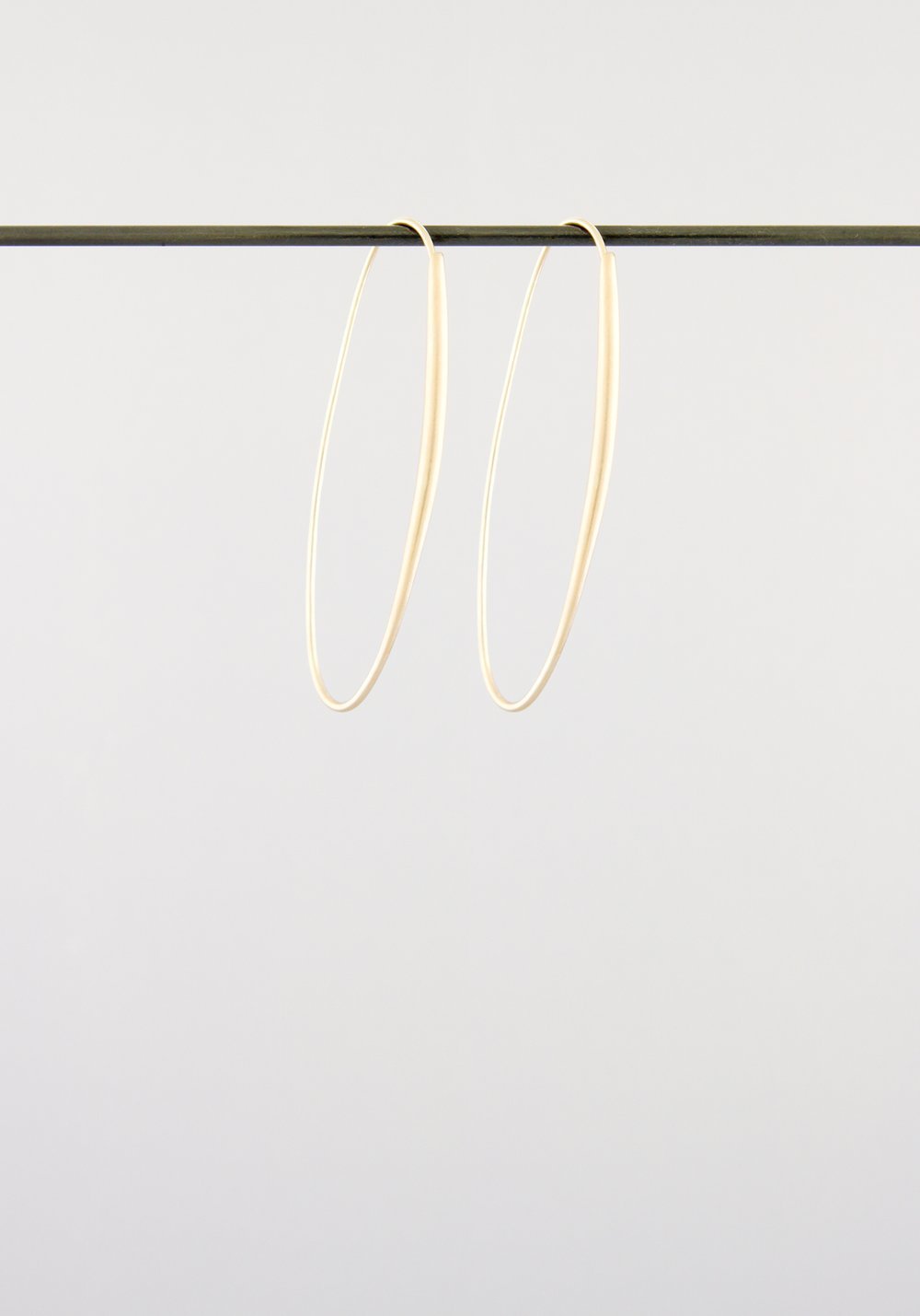 Oval Hoops Yellow Gold - Bon Ton goods