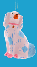 Load image into Gallery viewer, Pastel Staffordshire Dog - Blue and White
