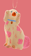 Load image into Gallery viewer, Pastel Staffordshire Dog - Cream and Pink
