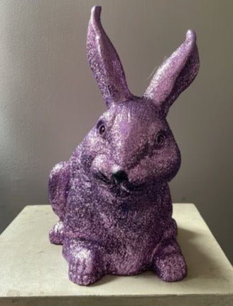 Purple Glitter Bunny Lying - Ino Schaller - Bon Ton goods