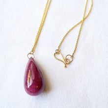 Load image into Gallery viewer, Ruby Large Drop Pendant - Bon Ton goods
