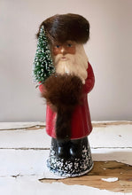 Load image into Gallery viewer, Santa Red Beaded Coat with Fur Hat and Muff- Ino Schaller - Bon Ton goods
