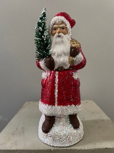 Santa Red with Sponged Glitter - Bon Ton goods