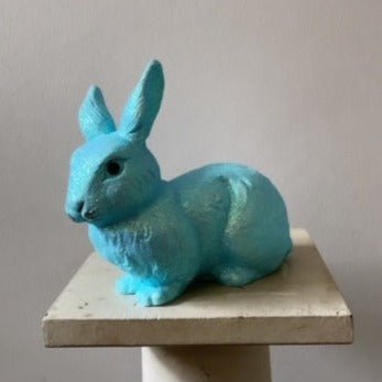 Sky Blue Glitter Medium Bunny - Ino Schaller - Bon Ton goods