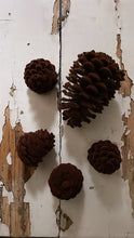 Load image into Gallery viewer, Small Velvet Pinecone - Brown - Bon Ton goods
