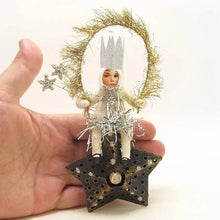 Load image into Gallery viewer, Star Gaze Princess Ornament - Vintage Inspired Spun Cotton - Bon Ton goods
