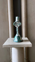 Load image into Gallery viewer, Striped Candle Holder Green - Bon Ton goods
