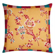 Load image into Gallery viewer, Swiss Geranium Yellow Pillow - Bon Ton goods
