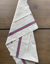 Load image into Gallery viewer, Tea Towel Piano Bleu / Rouge - Bon Ton goods
