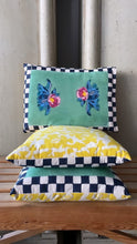 Load image into Gallery viewer, Tiles Green - Pillow - Bon Ton goods
