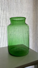 Load image into Gallery viewer, Vintage French Glass Pickling Jar - Green - Bon Ton goods
