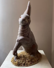 Load image into Gallery viewer, Brown Beaded Bunny Sitting on Grass - Ino Schaller
